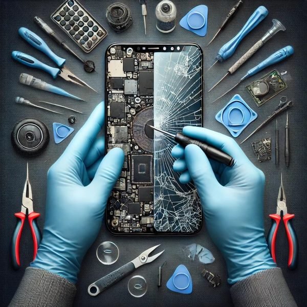 reparar pantalla rota movil girona